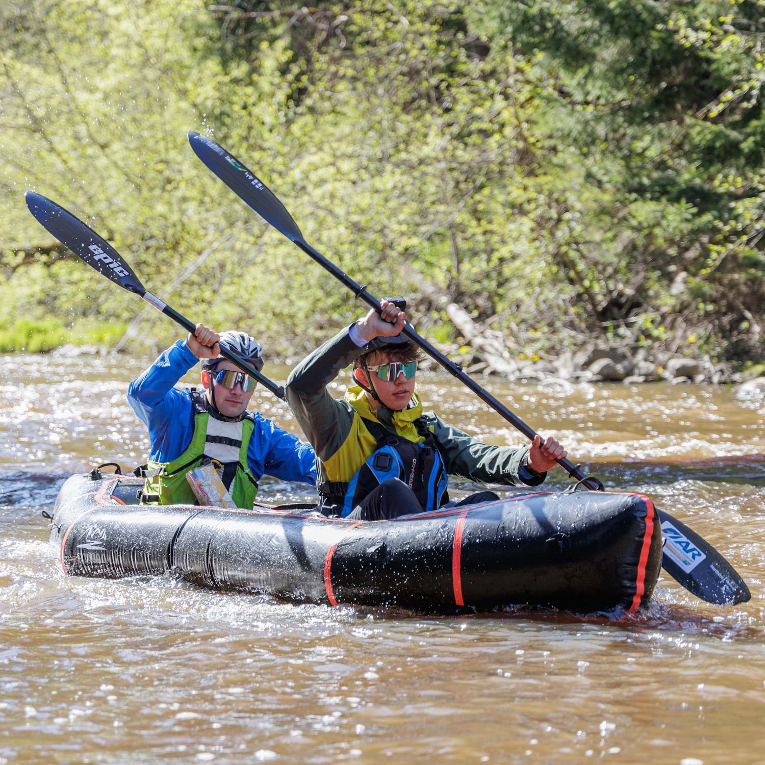 Packraft kaksikot