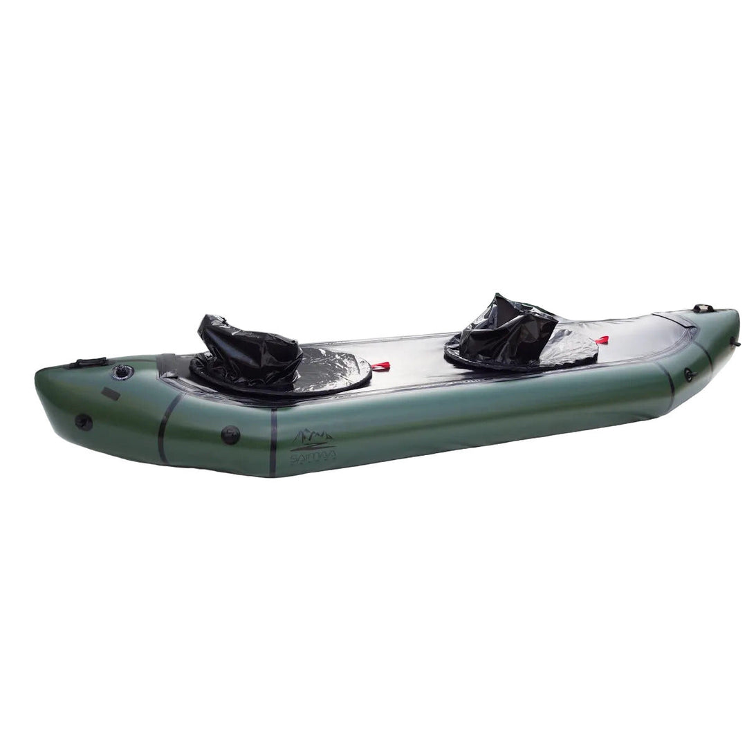 Packraft Adventure Twin XXL - geräumiges Zwei-Personen-Packraft für große Paddler (380 x 99 cm)