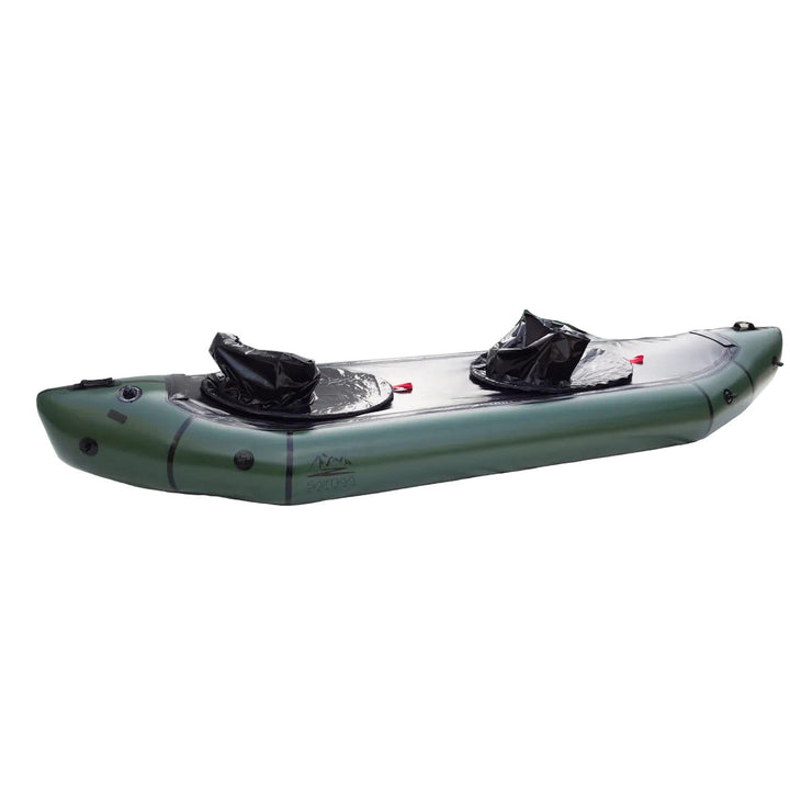 Packraft Adventure Twin XXL - geräumiges Zwei-Personen-Packraft für große Paddler (380 x 99 cm)