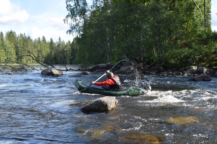 Packraft Adventure Rapid - für Stromschnellen und sportlicheres Paddeln (275 x 88 cm)
