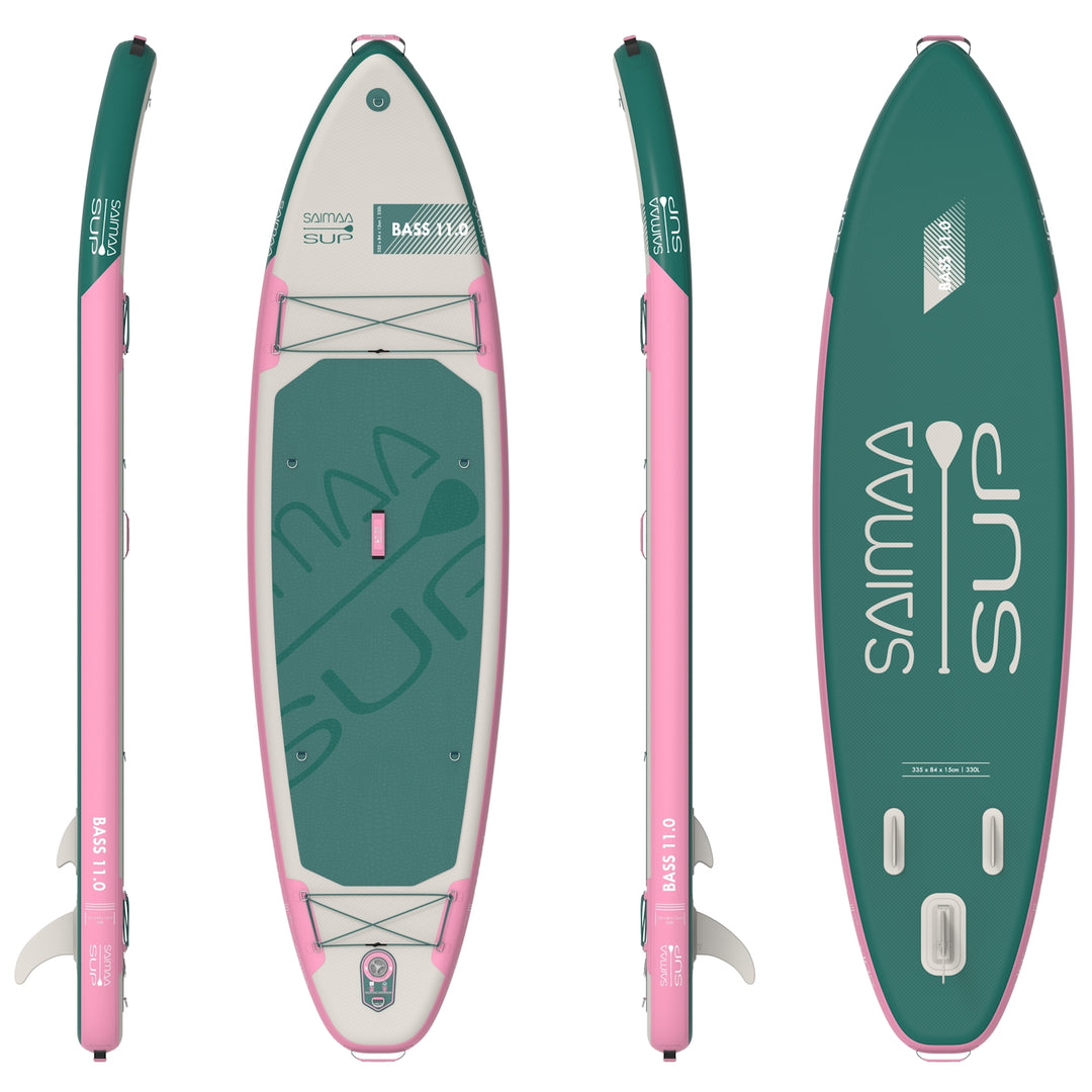 Saimaa SUP Bass Pink 2026 (335 x 84 cm) - stabiles & tragfähiges SUP-Board