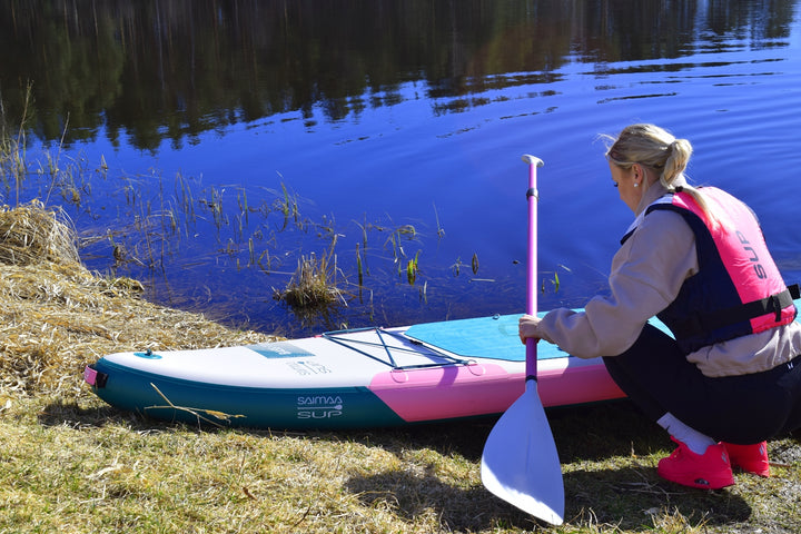 Saimaa SUP Bass Pink 2026 (335 x 84 cm) - stabiles & tragfähiges SUP-Board