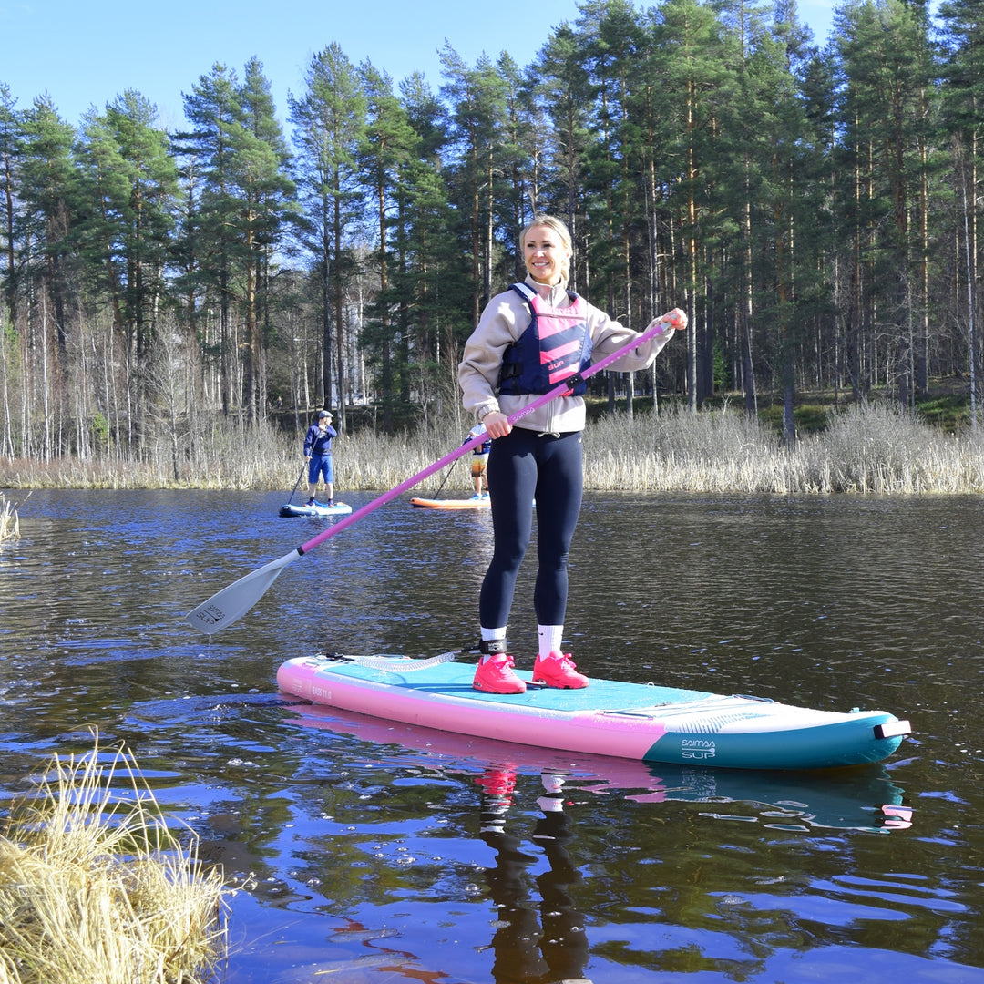 Saimaa SUP Bass Pink 2026 (335 x 84 cm) - stabiles & tragfähiges SUP-Board