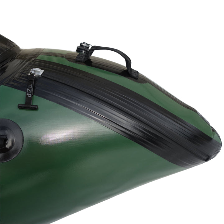 Packraft Adventure Army Green für längere Touren (275 x 88 cm)