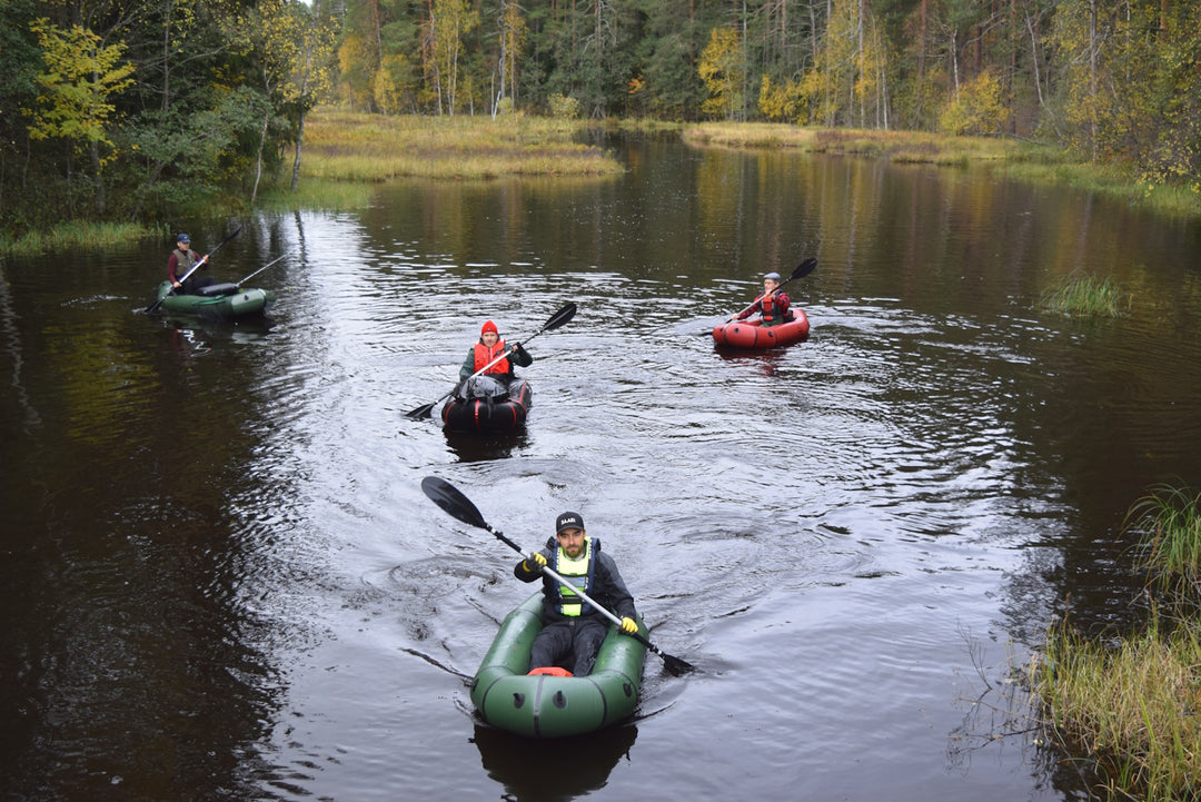 Packraft Trek Army Green Allroundmodell (252 x 94 cm)