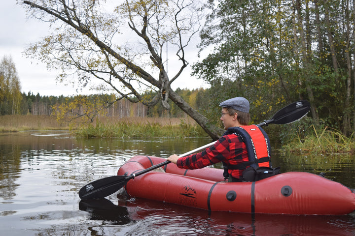 Packraft Trek Weinrot Allroundmodell (252 x 94 cm)
