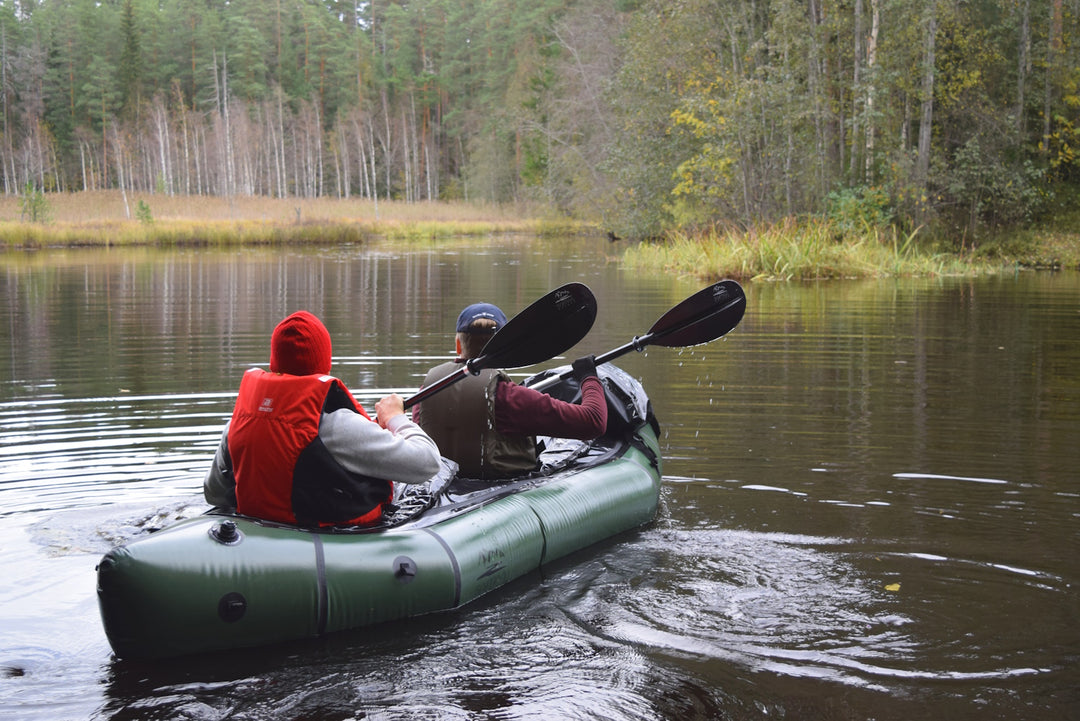 Packraft Adventure Twin Armee Grün Twin (320 x 99cm)