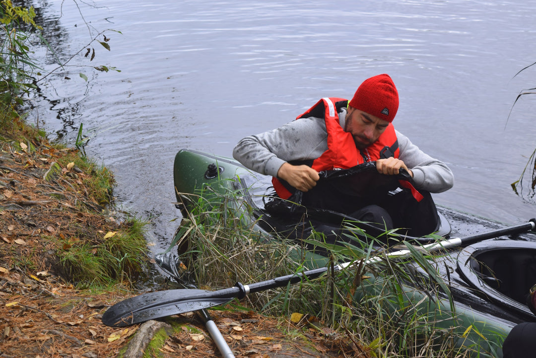 Packraft Adventure Twin Armee Grün Twin (320 x 99cm)