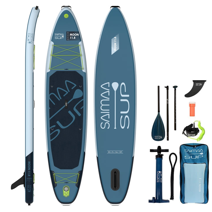 Saimaa SUP Moon 2026 (355 x 76 cm) - Schnelles & tragfähiges Touring-SUP