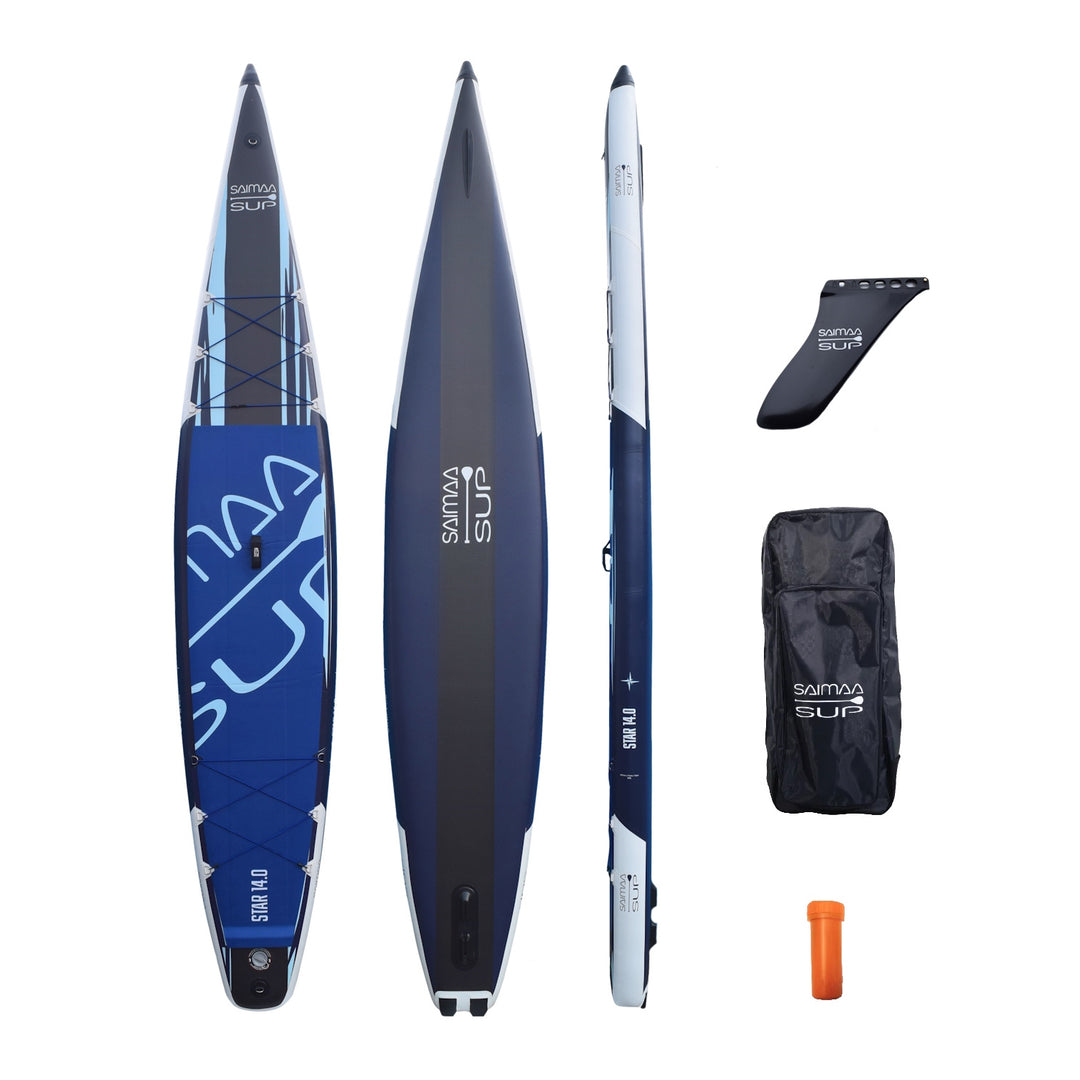 Saimaa SUP Star 14.0 Touring, nur Board (eines der schnellsten Touring-Boards der Welt)