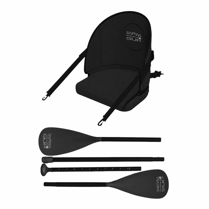 Kanupaket für SUP-Board (Kajakpaddel + Sitz)